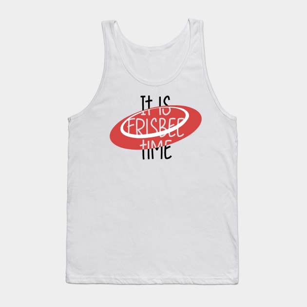 Frisbee Discs Disc Player Motif Tank Top by SpruchBastler